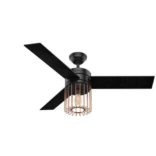 52 Ronan 3 Blade Ceiling Fan With Remote Light Kit Included