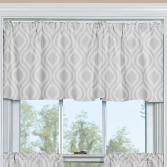 Contempo Curtains Ogee Petite 50 Window Valance Reviews Wayfair