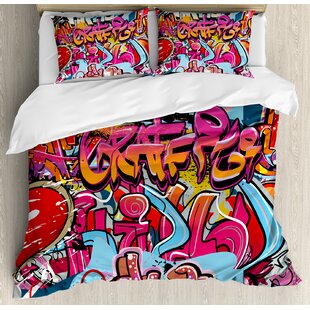 Brick Wall Duvet Cover Set 4 Piece Queen Bedding Sets Soft