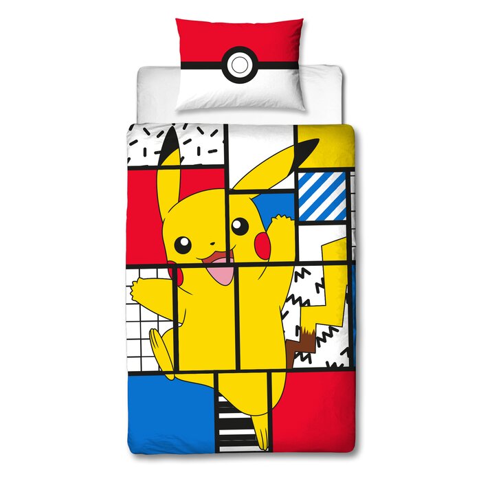 Pokemon Single Reversible Polycotton Duvet Cover Set Wayfair Co Uk