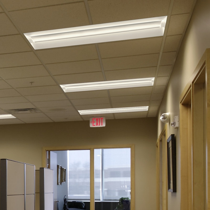 Lithonia Lighting Blt Series Low Profile Recessed Troffer Led Semi Flush Mount Wayfair