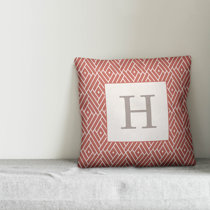 monogram outdoor throw pillows