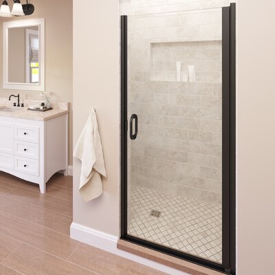 Infinity 28 X 72 Pivot Semi Frameless Shower Door Basco