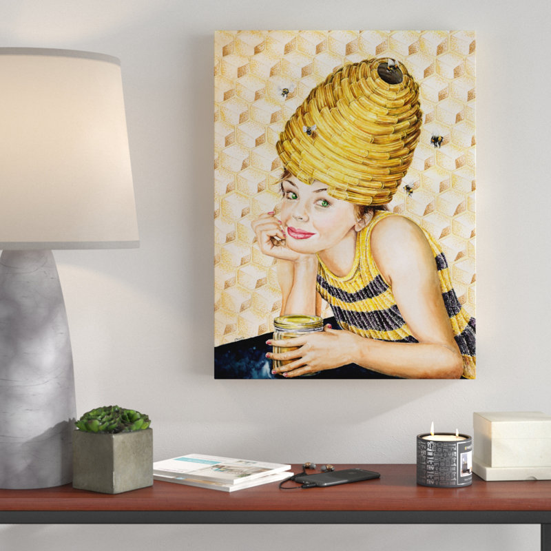 Wrought Studio Beehive Hairdo Acrylic Painting Print On Wrapped