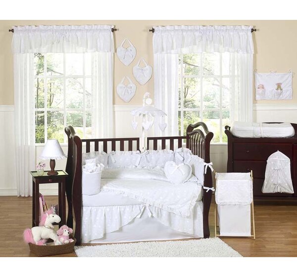 eyelet crib bedding