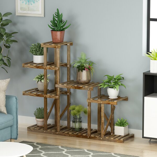 Arlmont & Co. Plant Stand Multi Tier Flower Shelves Organizer | Wayfair.ca