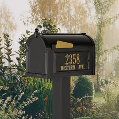 sage Exterior Vertical Mail Box sage