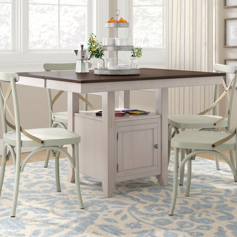 butterfly leaf counter height dining table