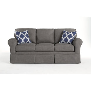 Kaylin Rolled Arm Skirted Sofa by Alcott Hill 2019 Online