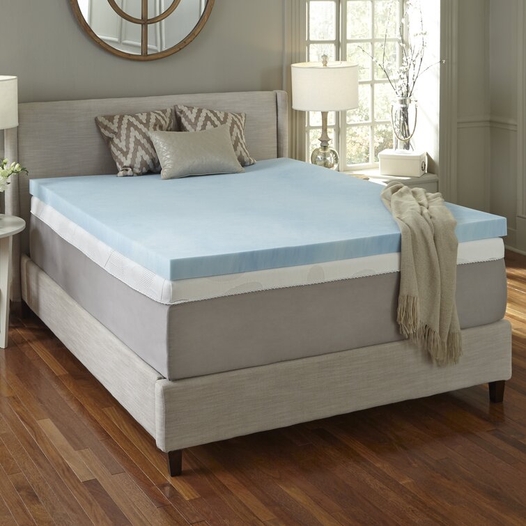 Comforpedic Loft From Beautyrest 3 Gel Memory Foam Mattress Topper Reviews Wayfair