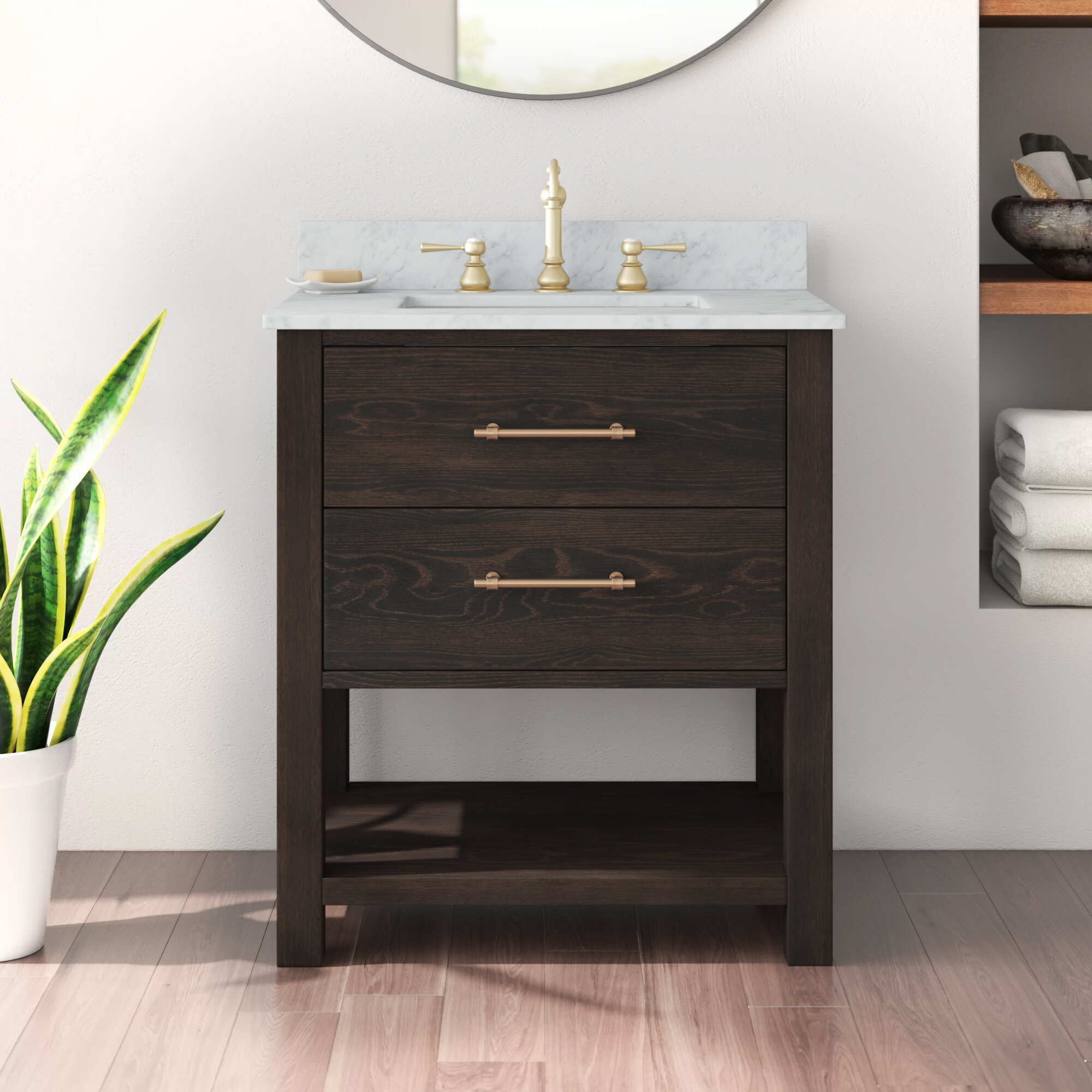 Keri Fouke 30 Single Bathroom Vanity Set Reviews Allmodern