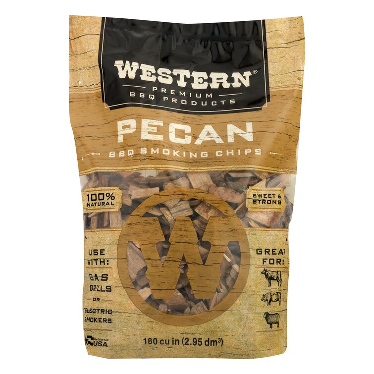 in. Western  Pecan  Wood Smoking Chips  180 cu 