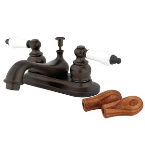 Restoration Centerset Bathroom Faucet with Drain Assembly