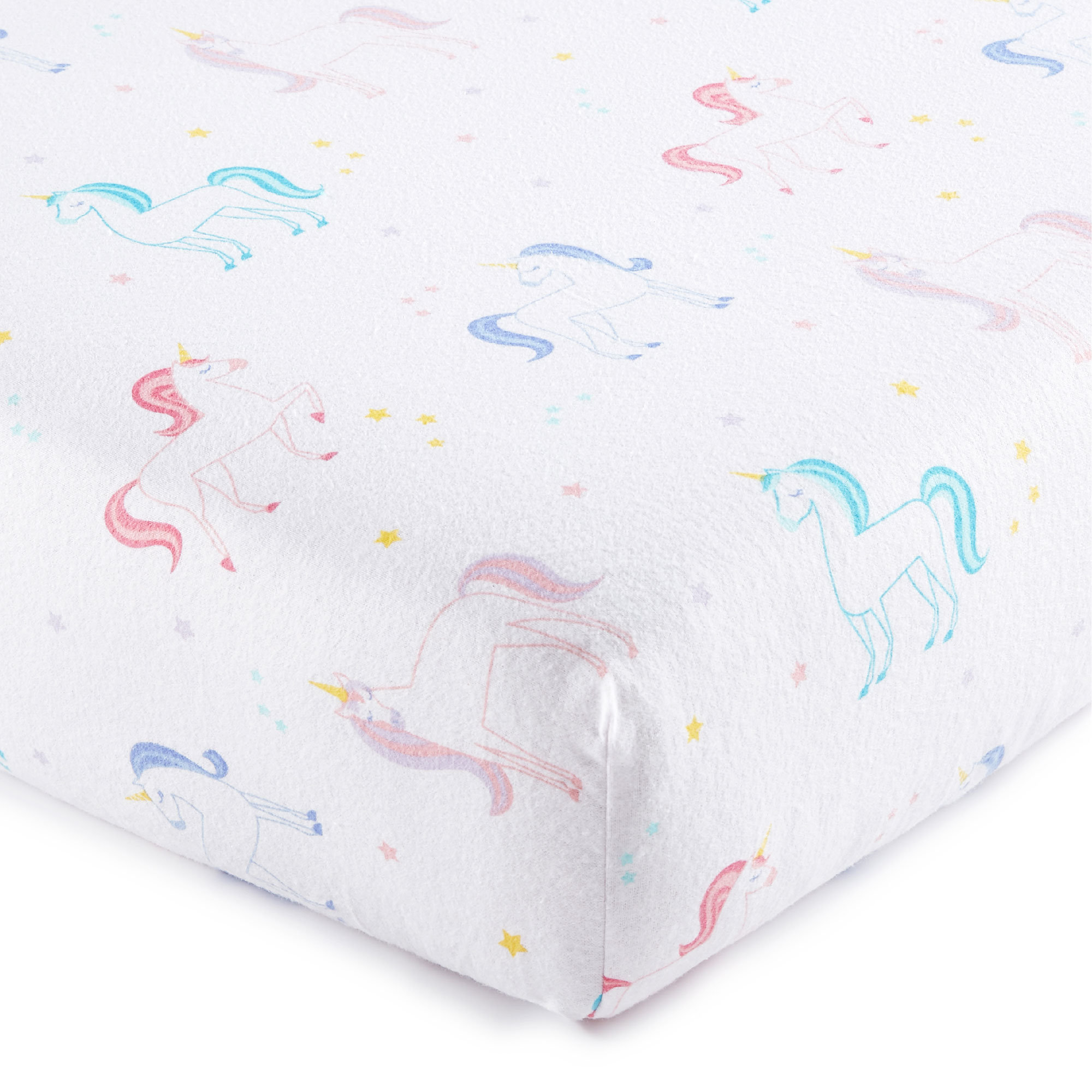 unicorn flannel sheets