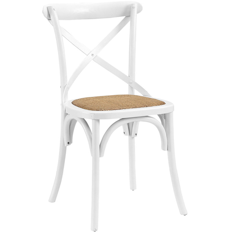 Gage Solid Wood Dining Chair. #farmhousechair #whitechairs #diningchairs #furniture #diningfurniture #farmhousestyle