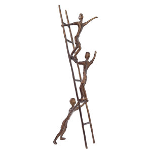 A Step in Time Cast Metal Child Figurine