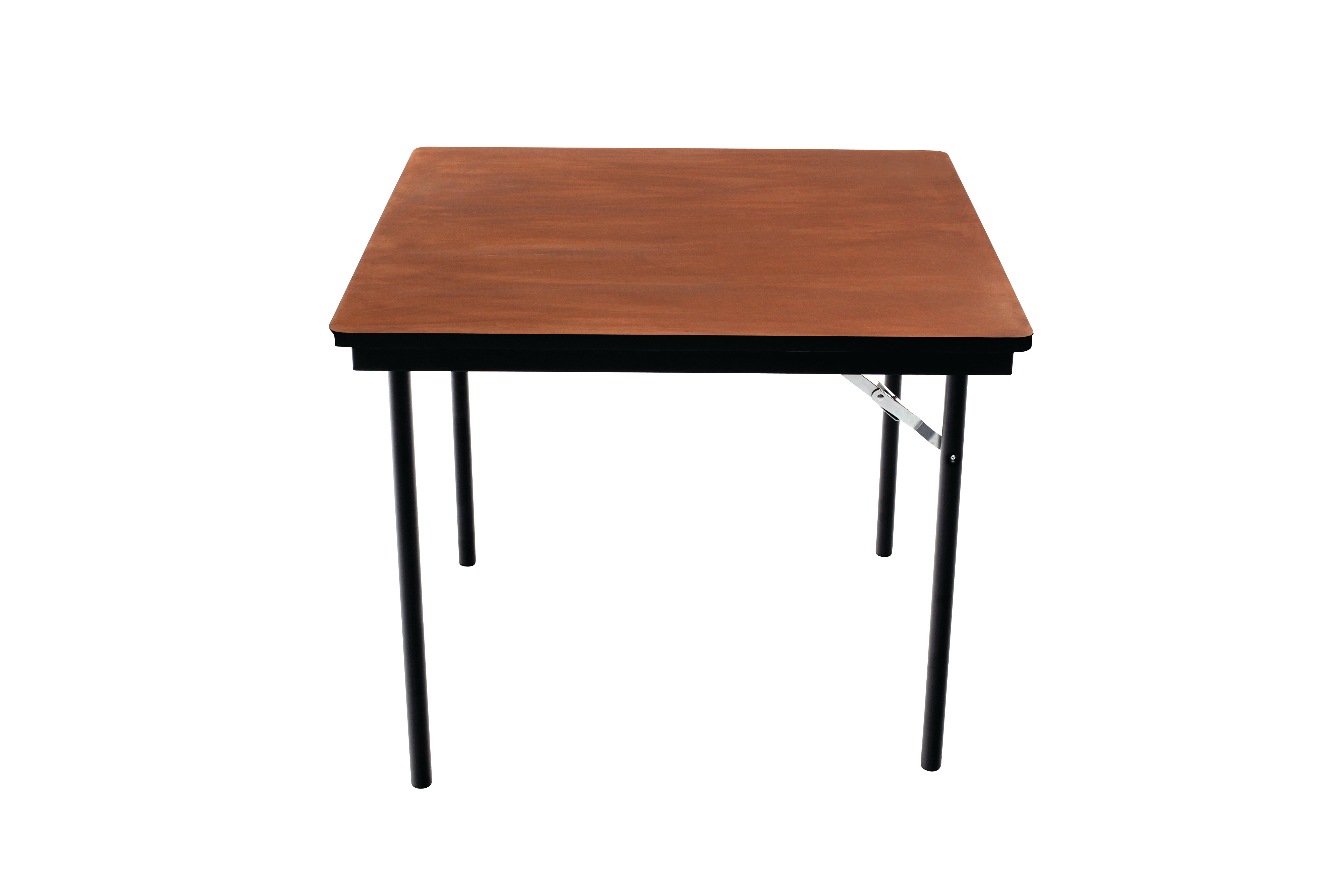 Folding Table Plywood Stained And Sealed Vinyl T Molding Edge Square Folding Table Plywood Stained And Sealed Vinyl T Molding Edge Square