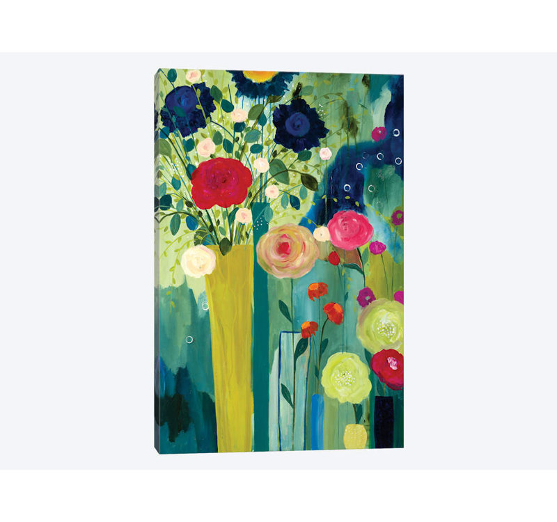 East Urban Home Surround Yourself With Beauty Graphic Art Print On Canvas Wayfair