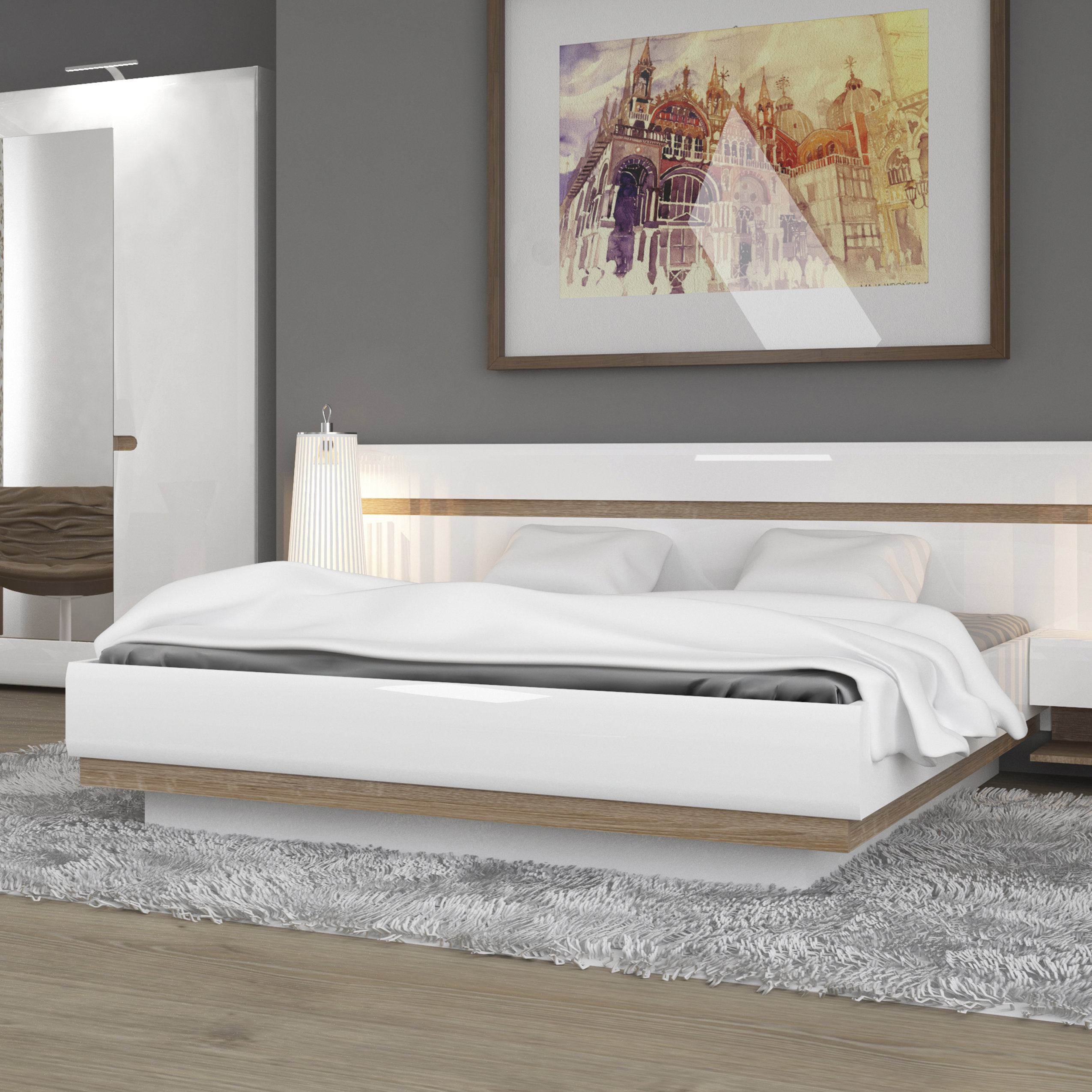 Metro Lane Montcalm European Kingsize Ottoman Bed Wayfair Co Uk