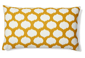 Divine Home Ikat Dots Indoor Outdoor Lumbar Pillow Wayfair