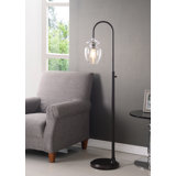 Clear Glass Shade Floor Lamps You Ll Love In 2021 Wayfair Shop for glass globes floor lamp online at target. clear glass shade floor lamps you ll