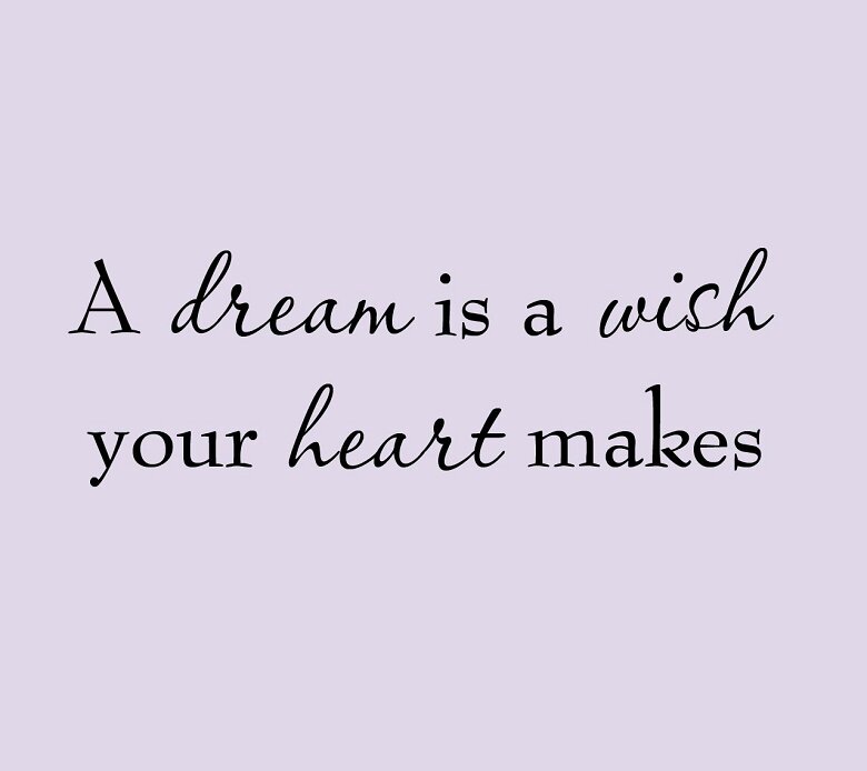 Vwaq A Dream Is A Wish Your Heart Makes Vinyl Inspirational Quote Wall Decal Reviews Wayfair
