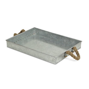 Farmhouse Rustic Decorative Trays Birch Lane Galvanized Tray