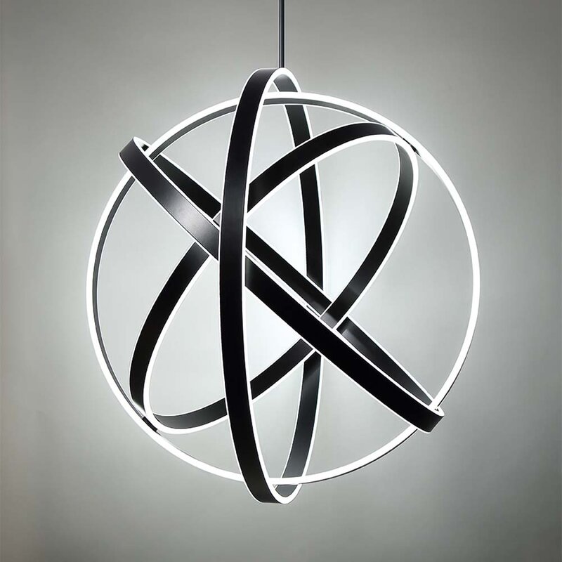 modern sphere chandelier