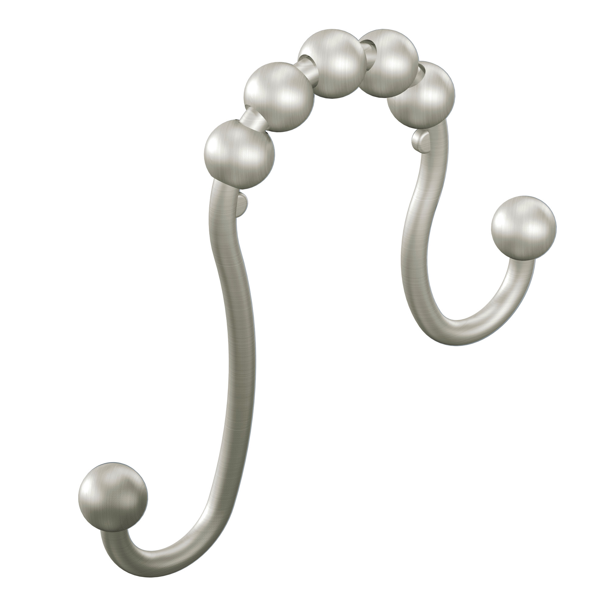 Sr2201ch Bn Owb Moen Double Shower Curtain Hooks Reviews Wayfair Double Shower Curtain Hooks