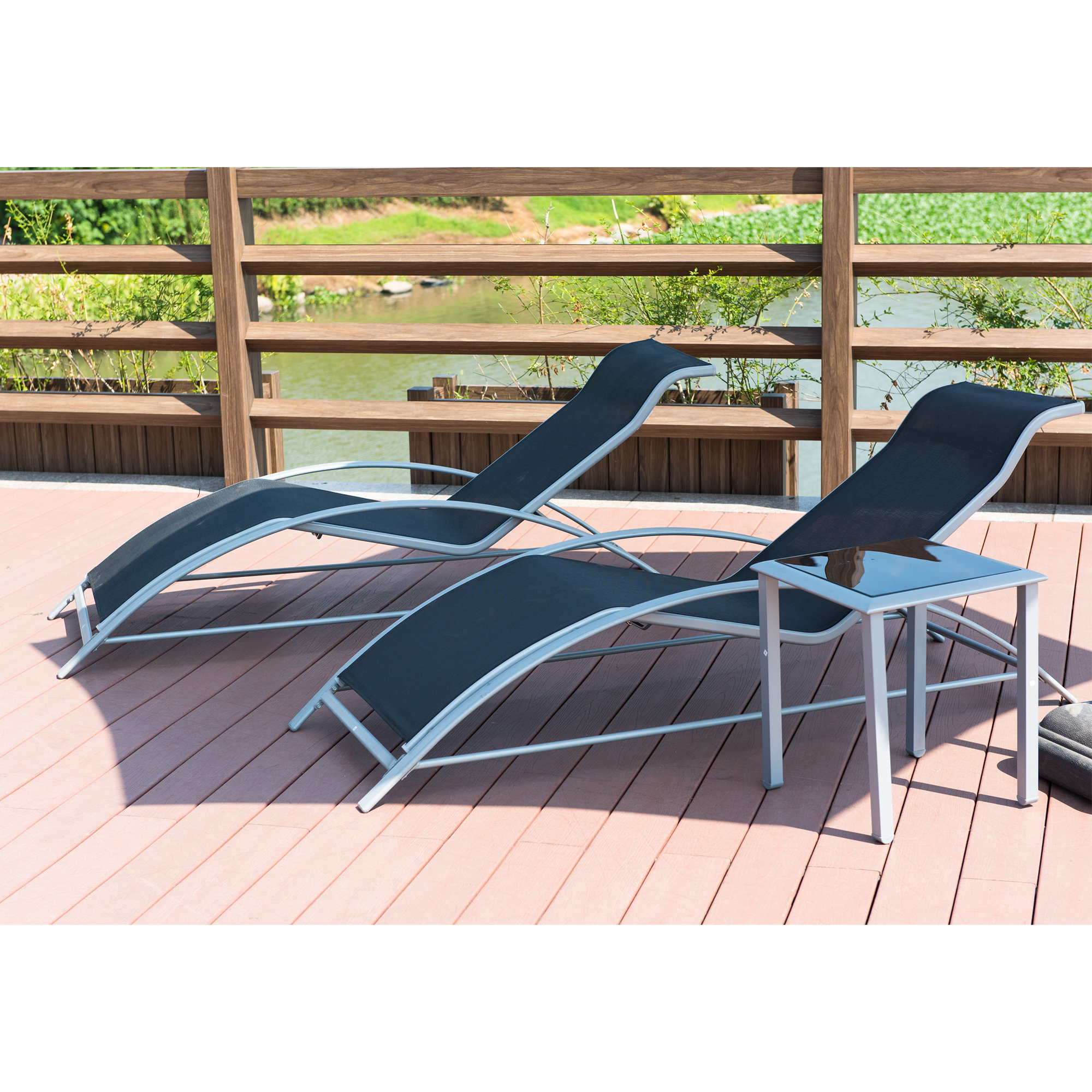 pvc sun loungers