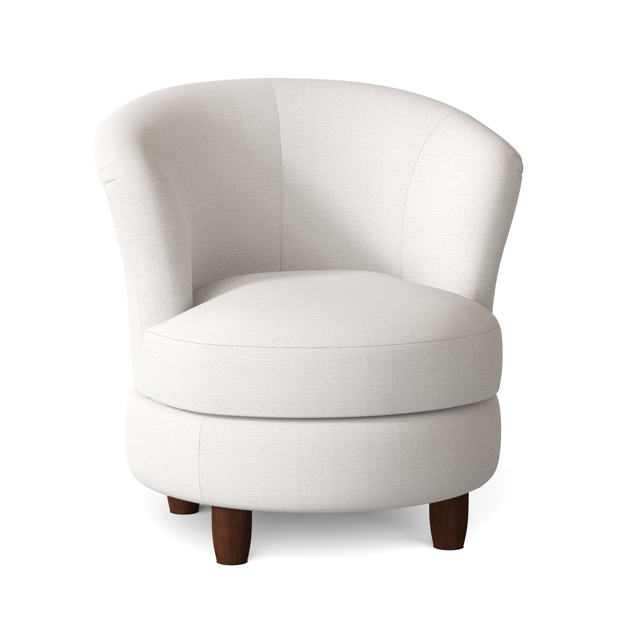 swivel barrel back chair