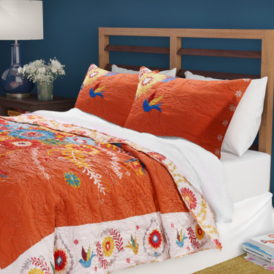 Topanga Floral Reversible Quilt Set