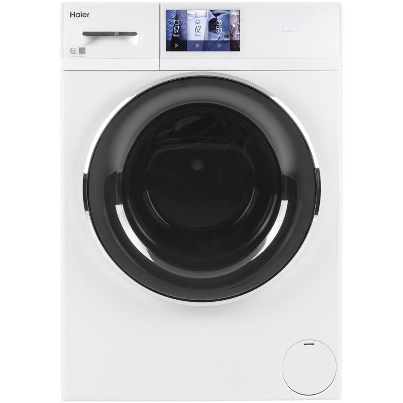 Haier Smart Appliances 2 4 Cu Ft Energy Star Smart Front Load Washer In White Reviews Wayfair