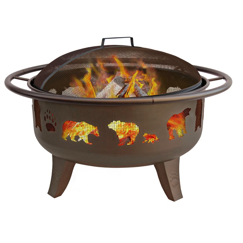 Landmann Firedance Bear Steel Fire Pit Reviews Wayfair