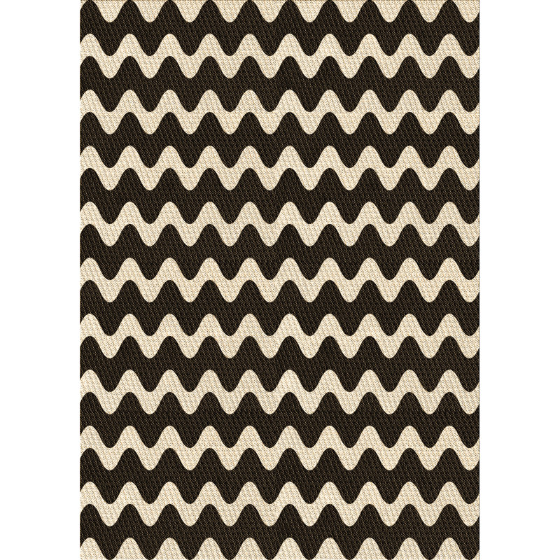 East Urban Home Chevron Brown Area Rug Wayfair