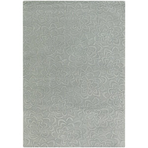 Kevinson Hand Tufted Rectangle Transitional Gray Area Rug