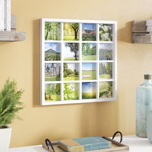 4x4 Photo Frame Blue Picture Frame Desktop Display Mount on The Wall 