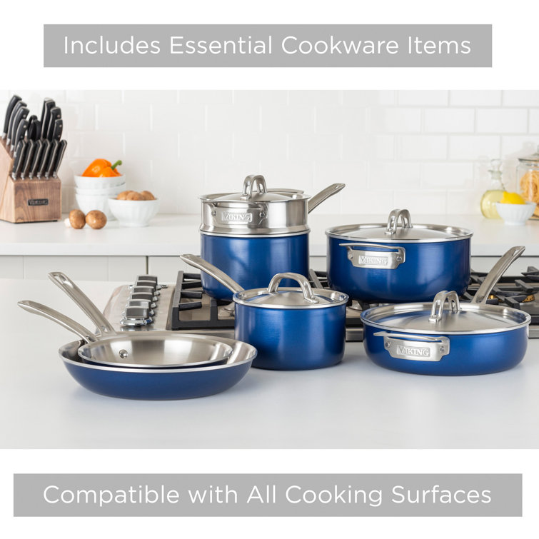 Multiple Blue Viking 40041-9991-BLSC cookware Sets