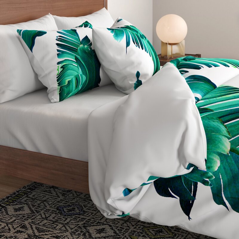 East Urban Home Oranges Banana Leaf Crush Single Comforter ...