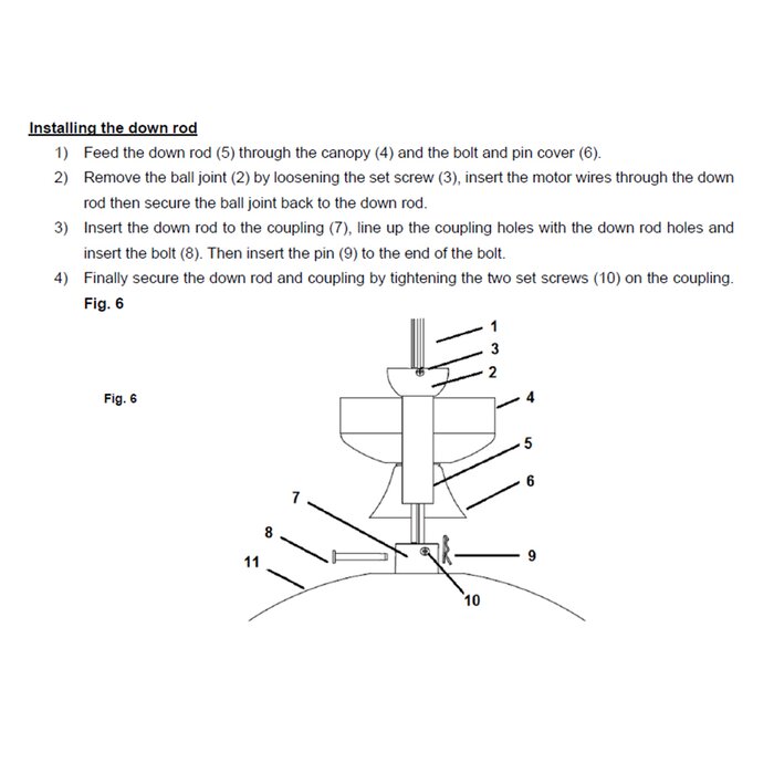 Ceiling Fan Downrod