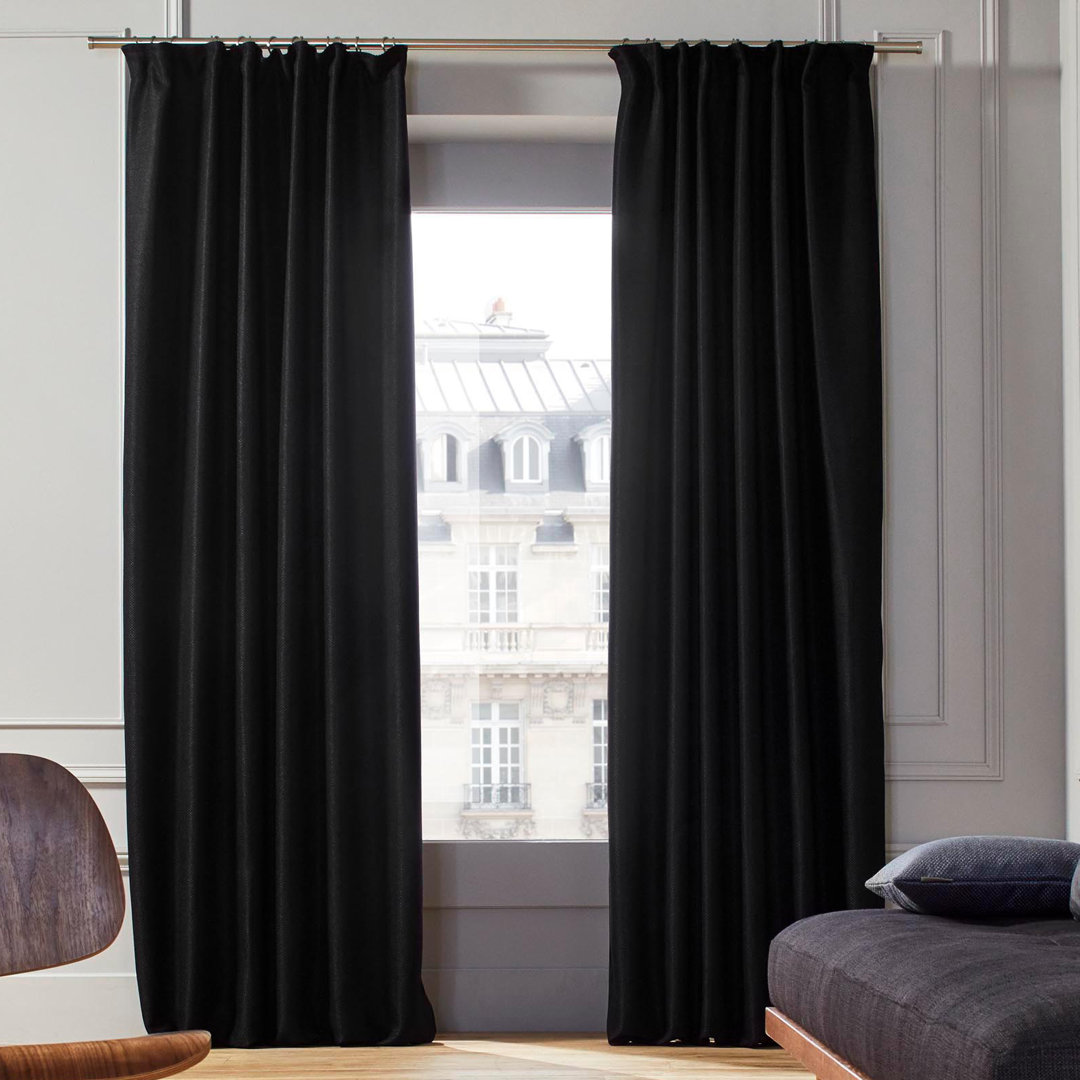 Madura Rideau À Ruban Fronceur Coconut Orange Brique - 