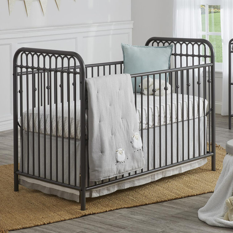 wayfair grey cot