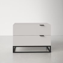 all modern black nightstand