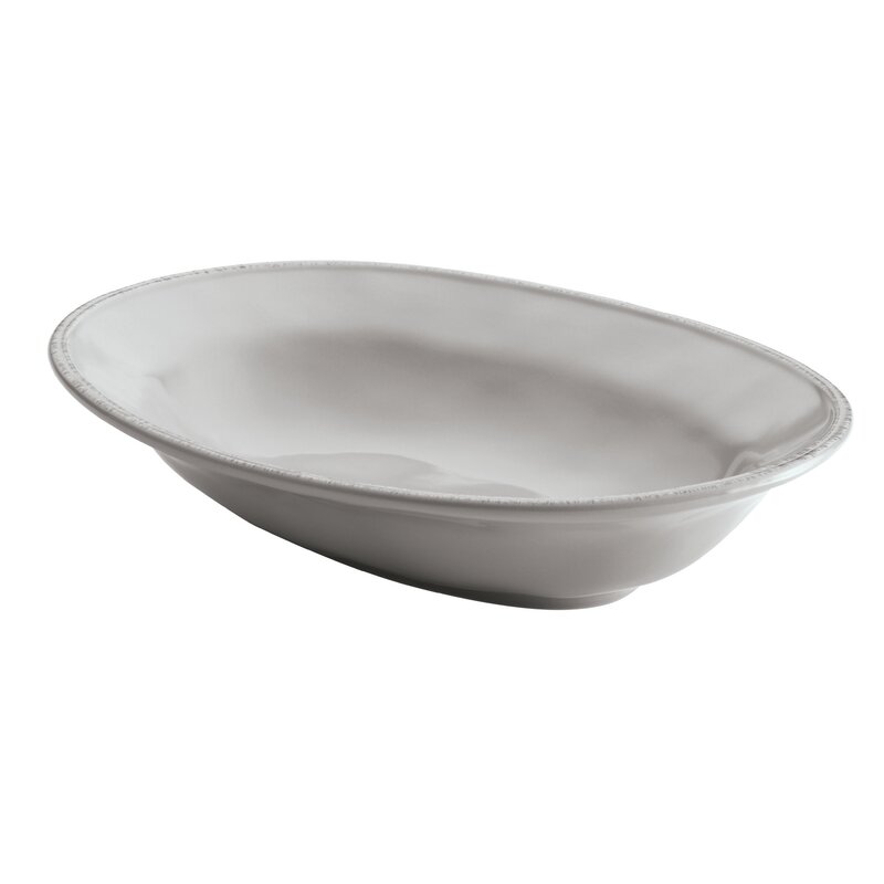 Rachael Ray Cucina Stoneware Oval Serving Bowl & Reviews | Wayfair