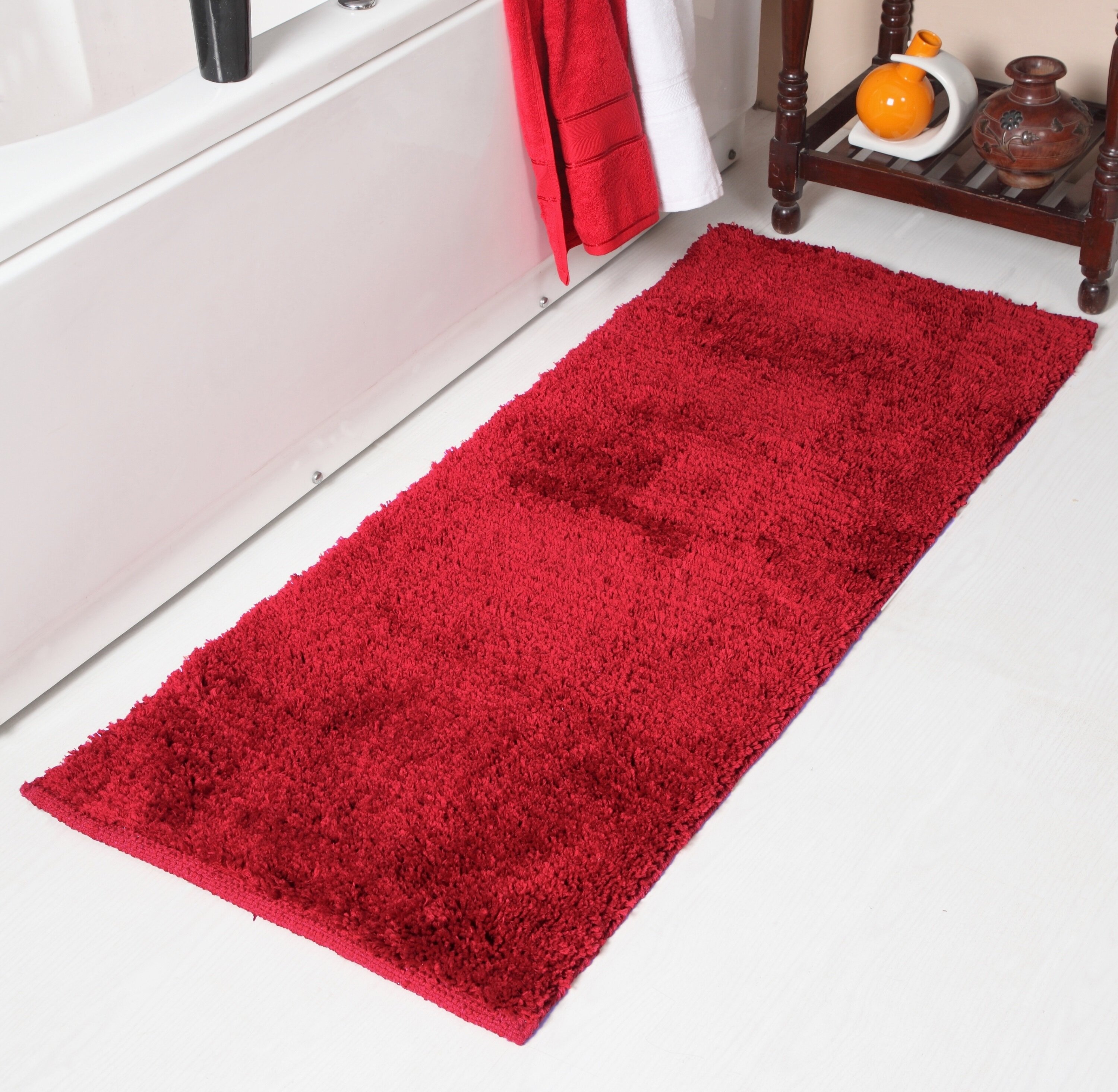 Latitude Run Melvern Fashions Multiple Cotton Blend Bath Rug Reviews Wayfair