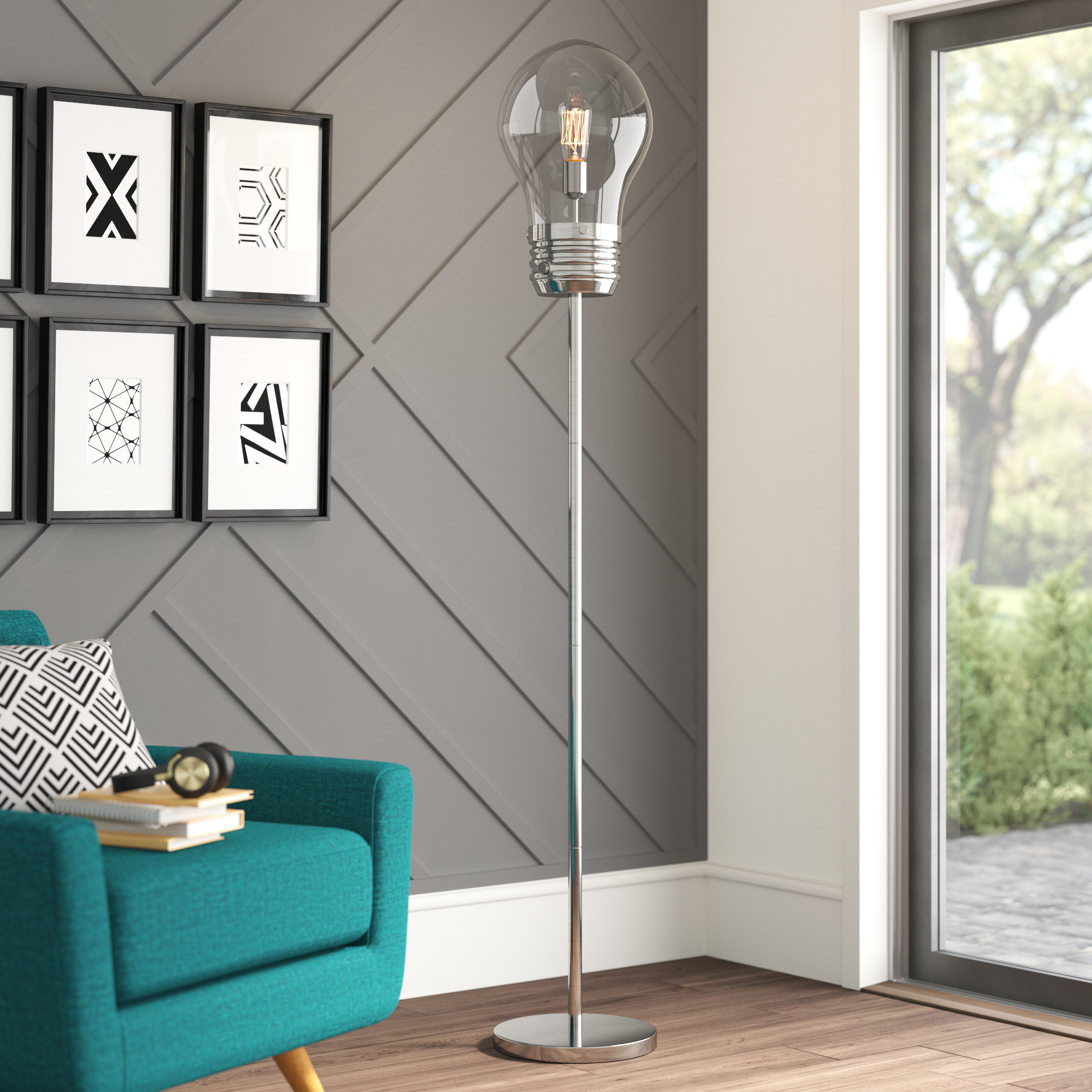 battery operated standard lamp
