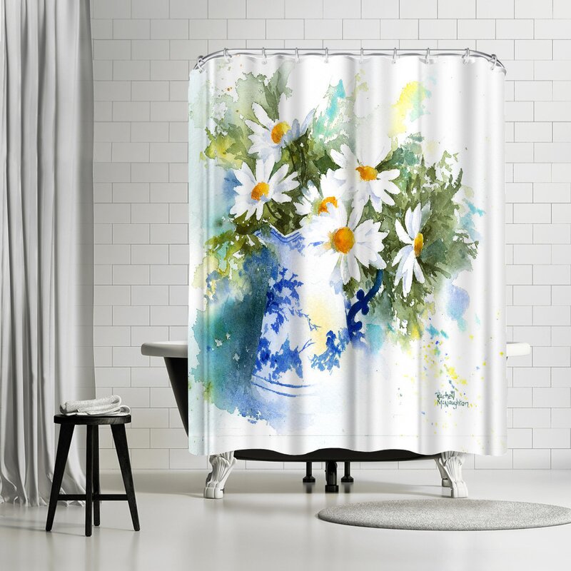 daisy shower curtain