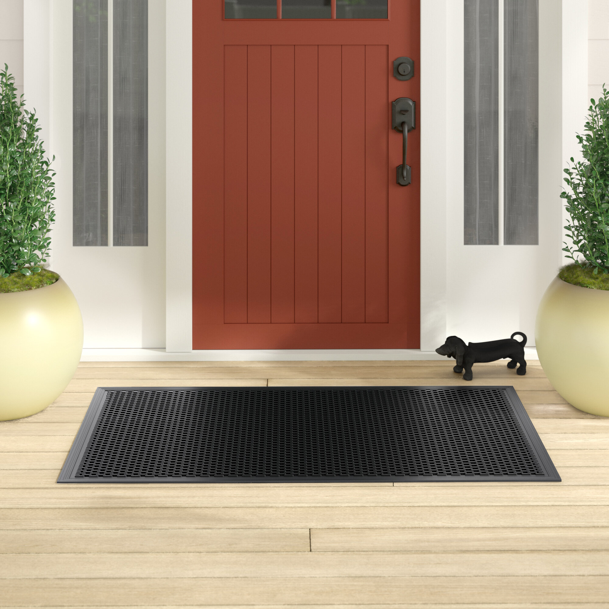 non slip rubber door mats