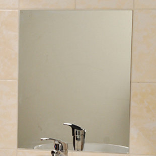 Lightweight Mirror Wayfair Mirrorfina Adhesive Rectangular Decorative Bathroom Wall Mirror