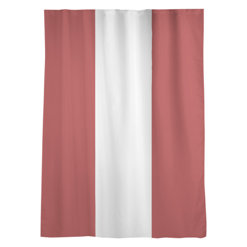 East Urban Home La Warrior College Stripes Sheer Rod Pocket Single Curtain Panel Wayfair
